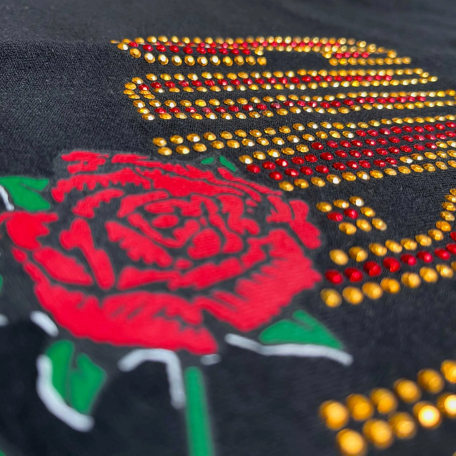 Guns N Roses UK Tour 87 Diamante T Shirt sold by Paradiso Clothing product image thumbnail 5