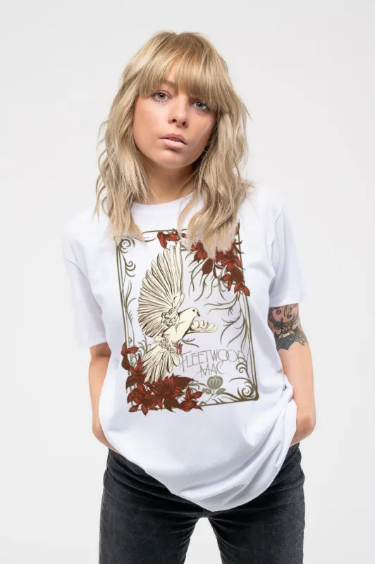 Fleetwood Mac Dove Skinny Fit T Shirt sold by Paradiso Clothing