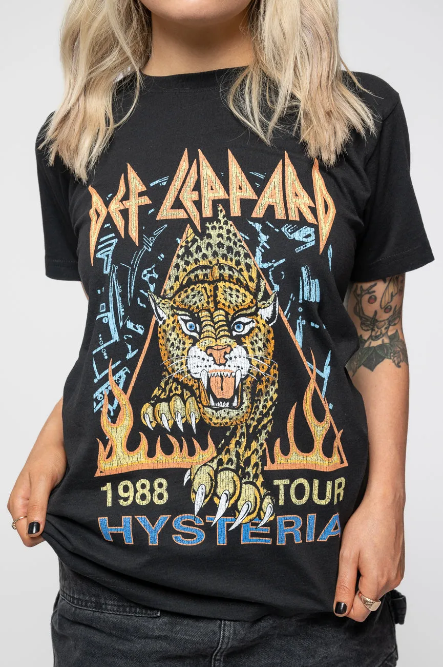 Def Leppard Hysteria 88 Tour T Shirt sold by Paradiso Clothing product image thumbnail 3