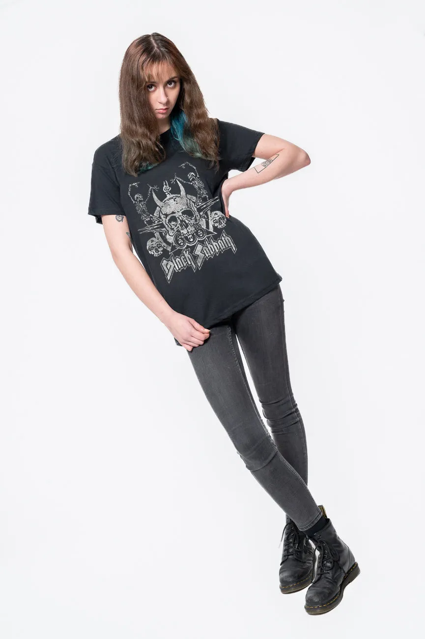 Black Sabbath Dancing Skeletons T Shirt sold by Paradiso Clothing product image thumbnail 5