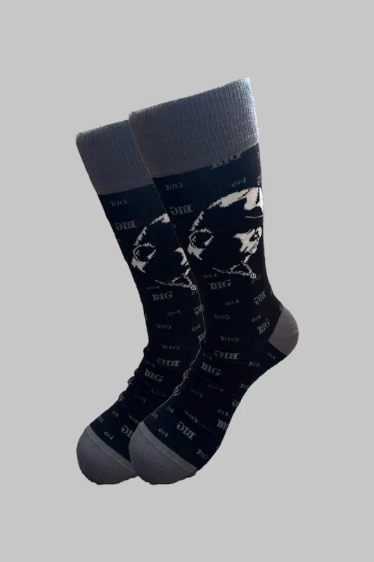 Biggie Smalls Side Portrait Ankle Socks sold by Paradiso Clothing