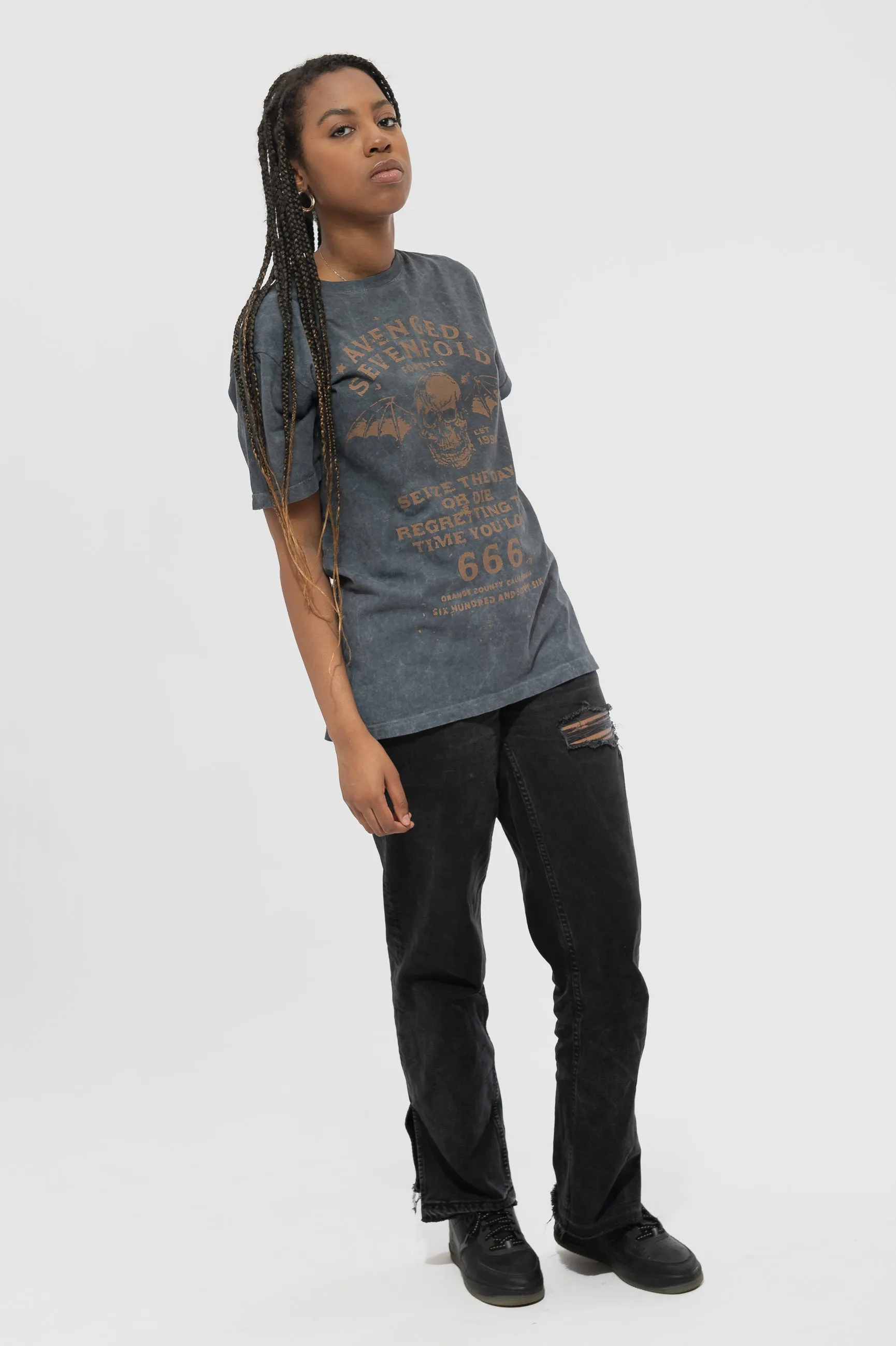 Avenged Sevenfold Seize The Day Dip Dye T Shirt sold by Paradiso Clothing product image thumbnail 5