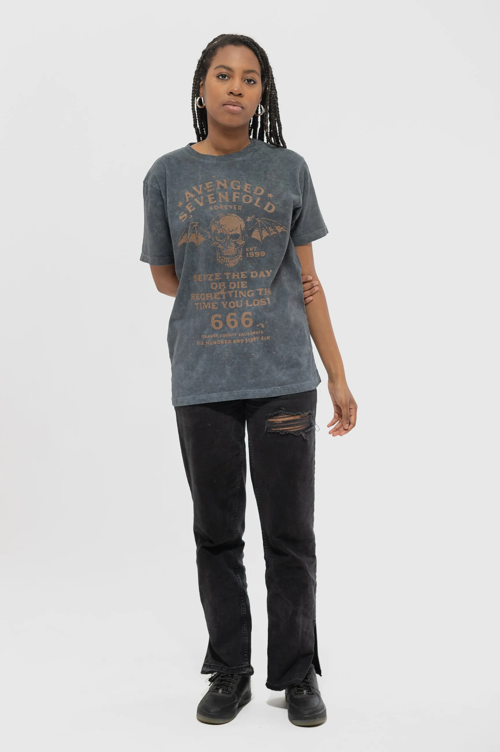 Avenged Sevenfold Seize The Day Dip Dye T Shirt sold by Paradiso Clothing product image thumbnail 2