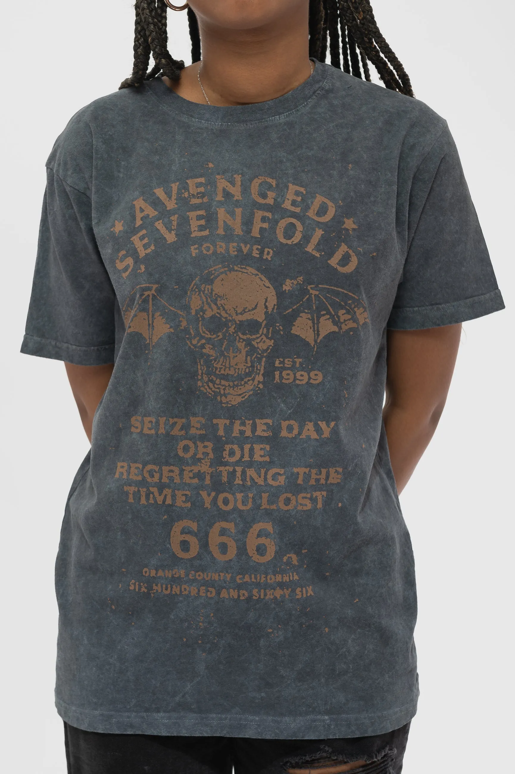 Avenged Sevenfold Seize The Day Dip Dye T Shirt sold by Paradiso Clothing product image thumbnail 3