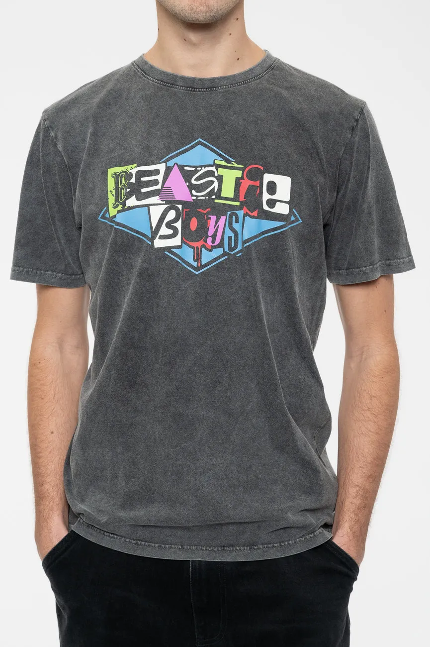 The Beastie Boys Multicolour Logo Limited Edition 999 Only Premium Wash T Shirt sold by Paradiso Clothing product image thumbnail 3