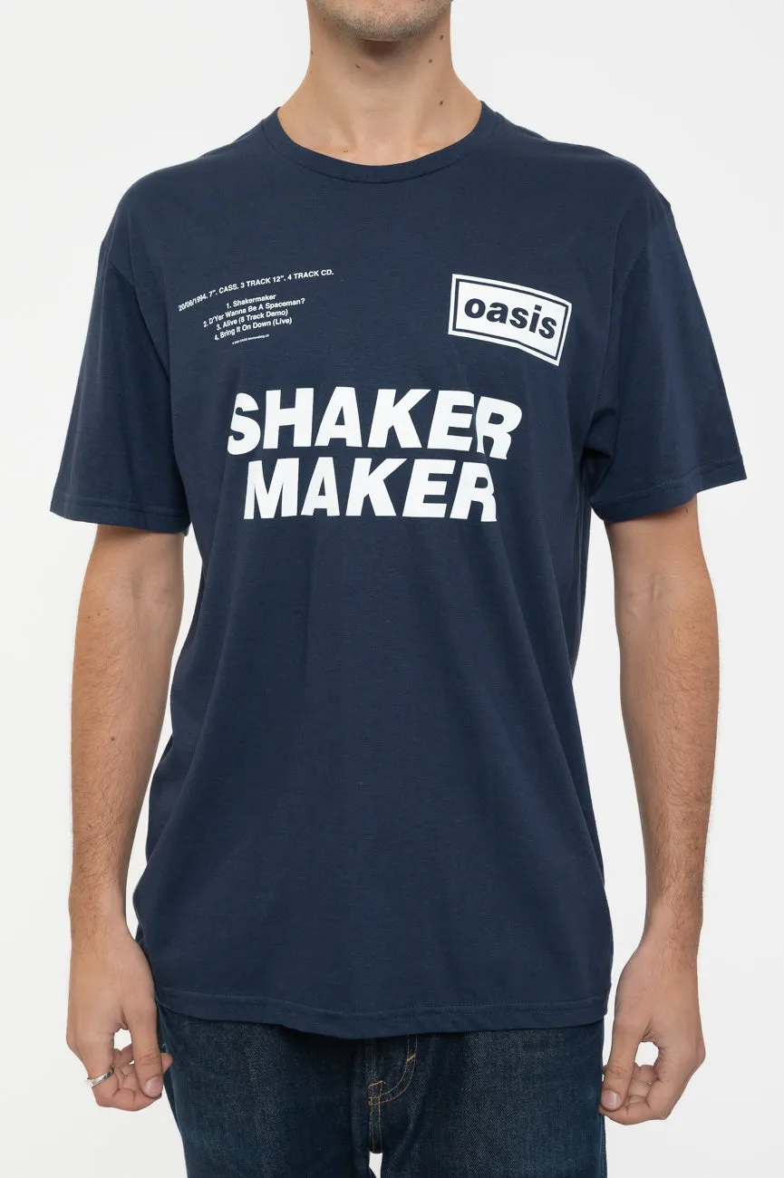 Oasis Shakermaker Tracklist T Shirt sold by Paradiso Clothing product image thumbnail 3