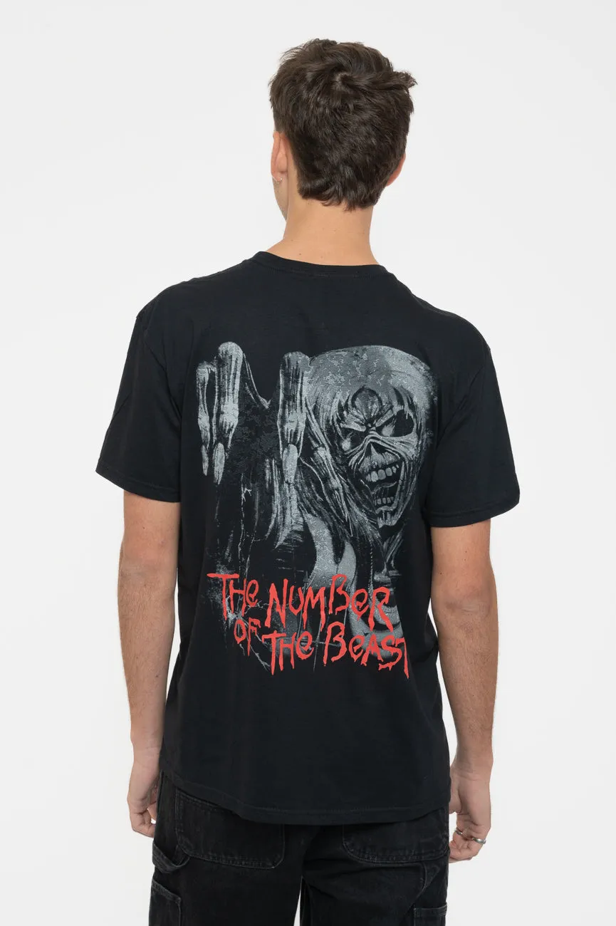 Iron Maiden Number of the Beast Jumbo T Shirt sold by Paradiso Clothing product image thumbnail 4