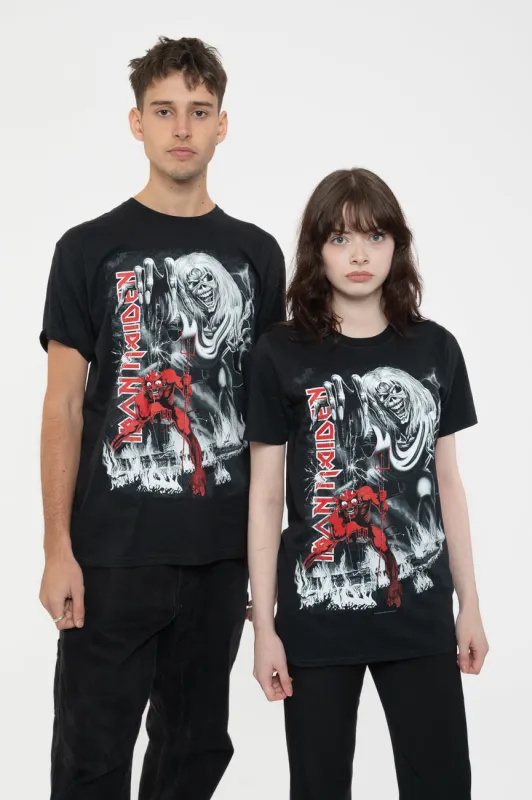 Iron Maiden Number of the Beast Jumbo T Shirt sold by Paradiso Clothing