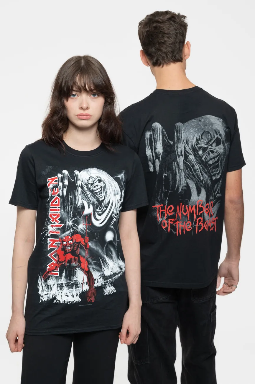 Iron Maiden Number of the Beast Jumbo T Shirt sold by Paradiso Clothing product image thumbnail 5