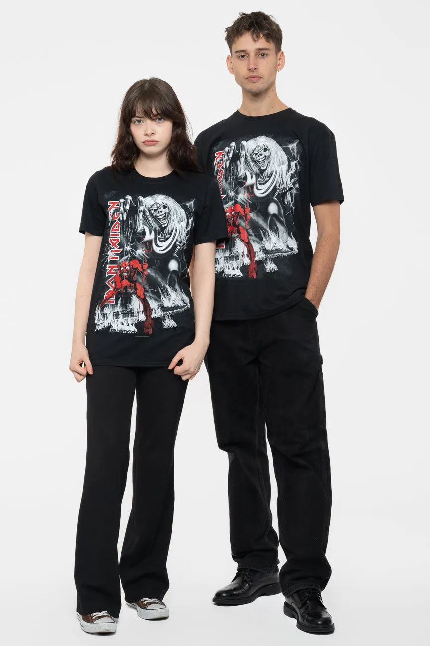 Iron Maiden Number of the Beast Jumbo T Shirt sold by Paradiso Clothing product image thumbnail 2