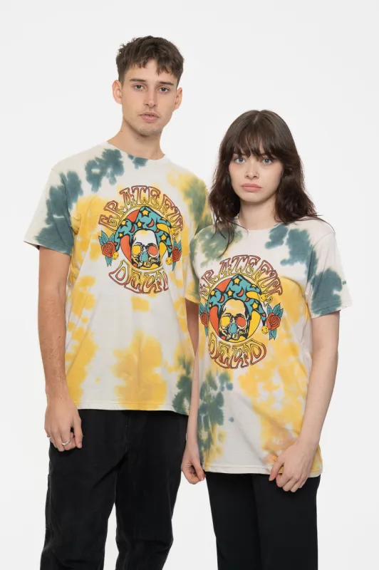 Grateful Dead Jester Dye Wash T Shirt made by Grateful Dead