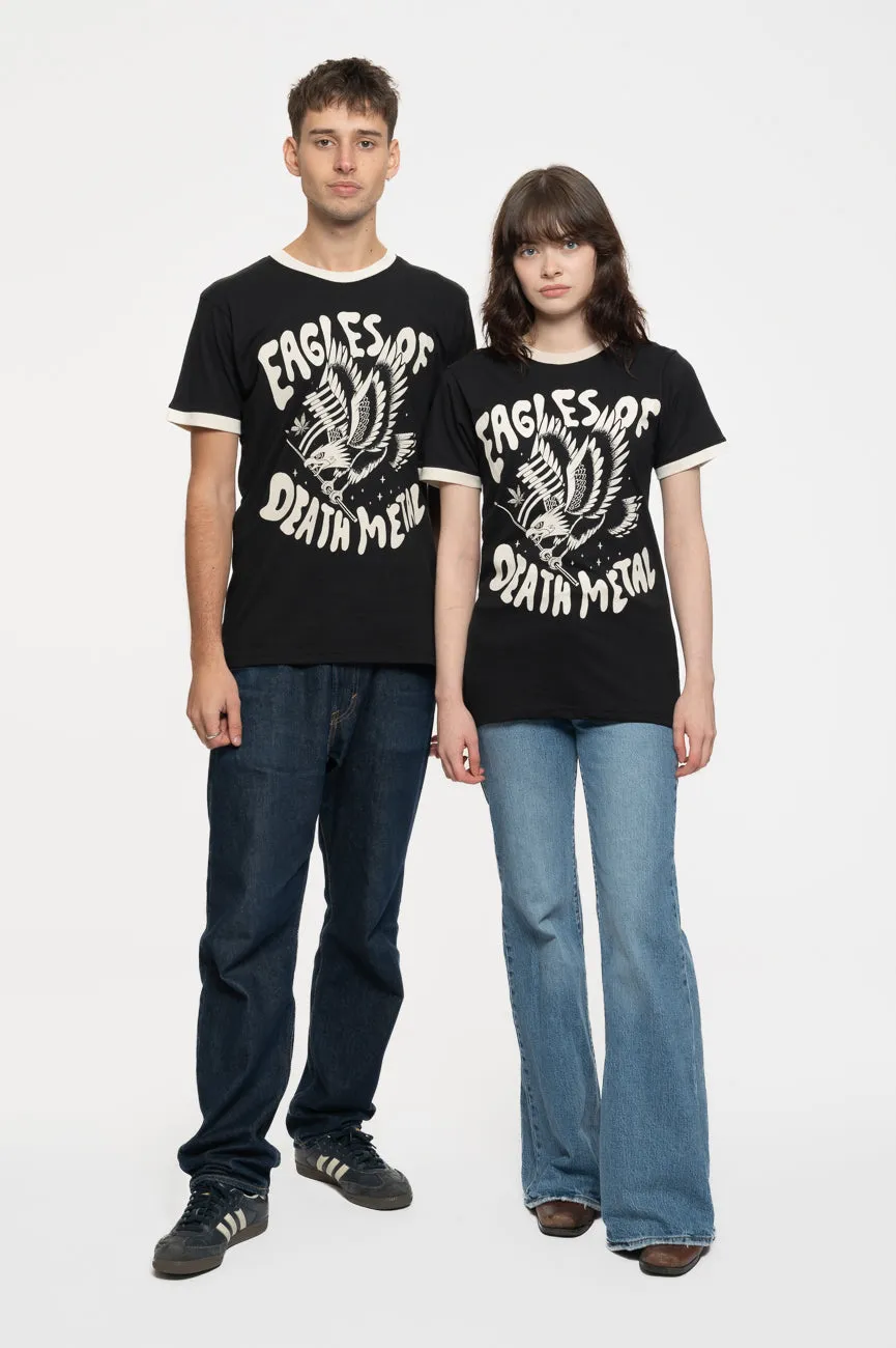 Eagles of Death Metal Eagle Ringer T Shirt sold by Paradiso Clothing product image thumbnail 2