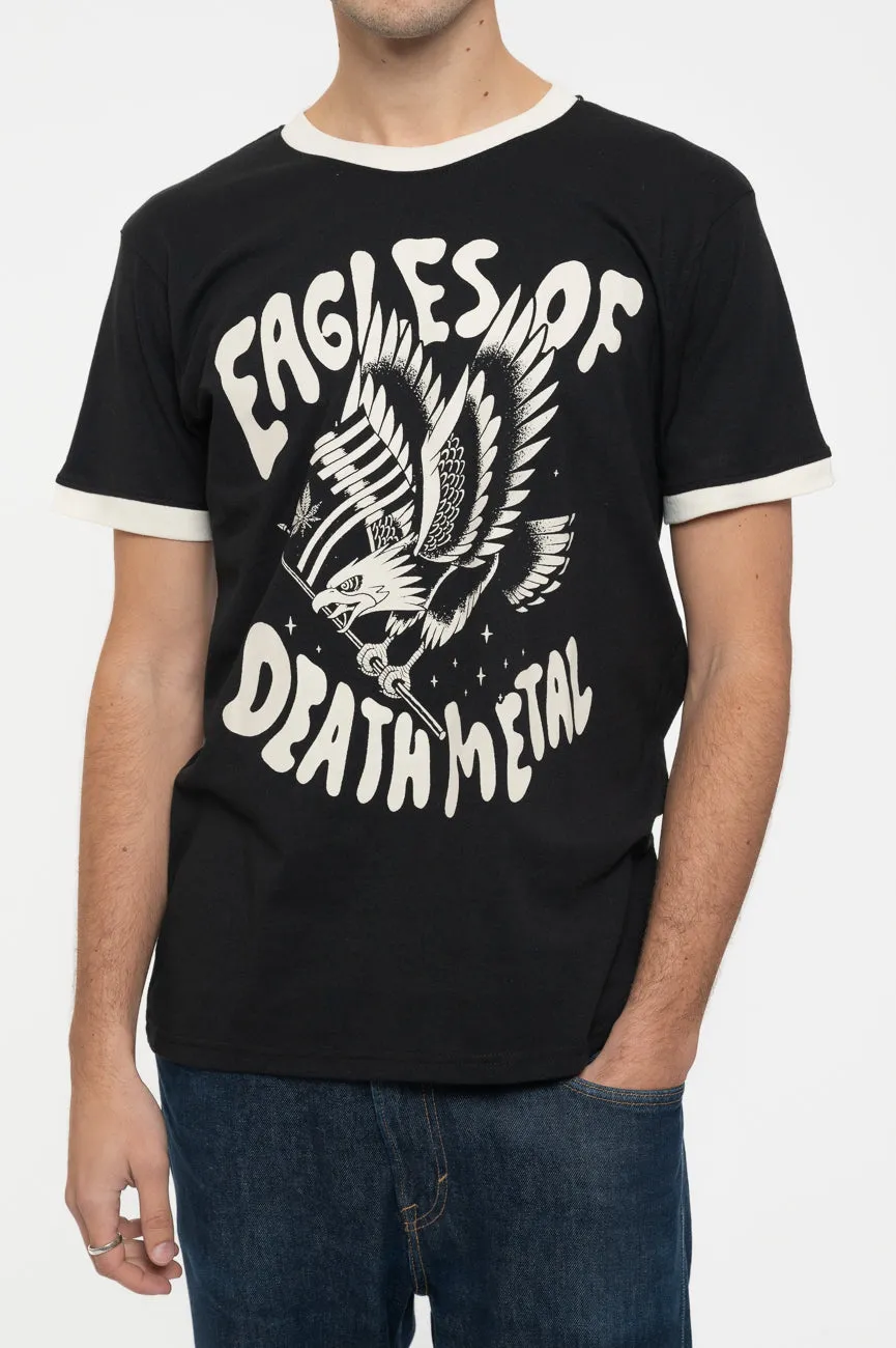 Eagles of Death Metal Eagle Ringer T Shirt sold by Paradiso Clothing product image thumbnail 3