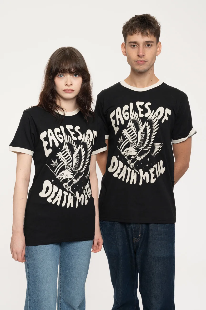 Eagles of Death Metal Eagle Ringer T Shirt sold by Paradiso Clothing