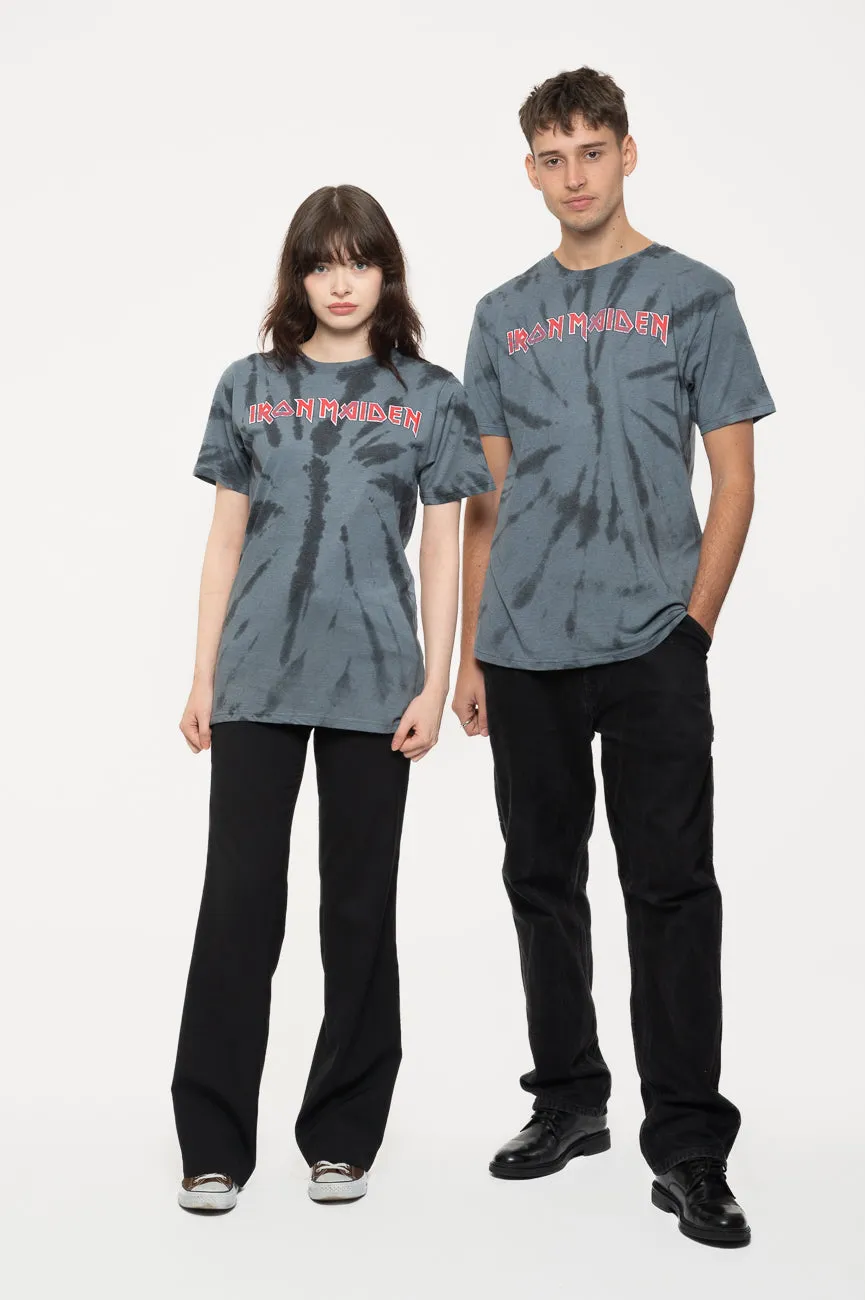 Iron Maiden Band Logo Tie Dye T Shirt sold by Paradiso Clothing product image thumbnail 2