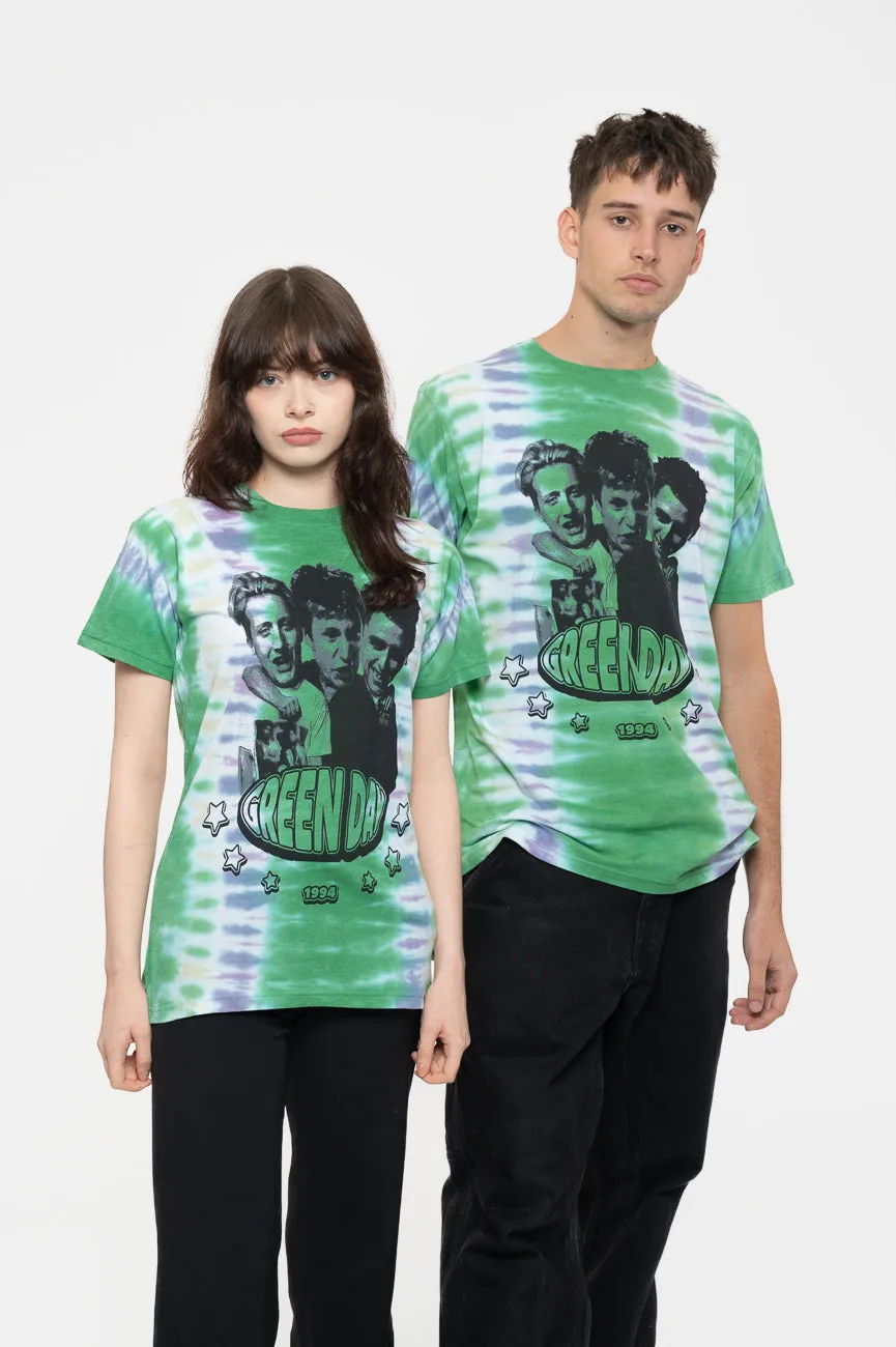 Green Day Trio Band Logo Dip Dye T Shirt sold by Paradiso Clothing product image thumbnail 5