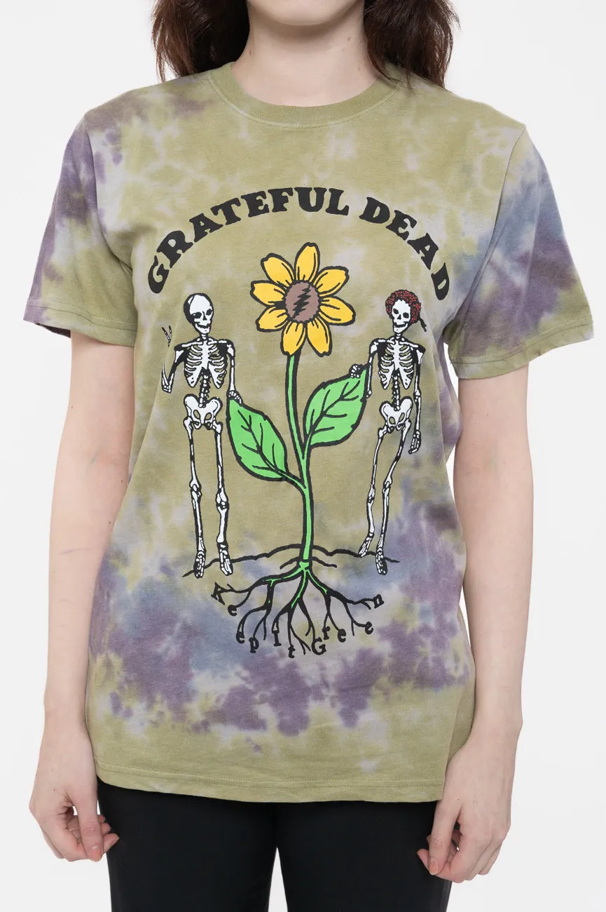 Grateful Dead Keep It Green Dye Wash T Shirt sold by Paradiso Clothing product image thumbnail 3