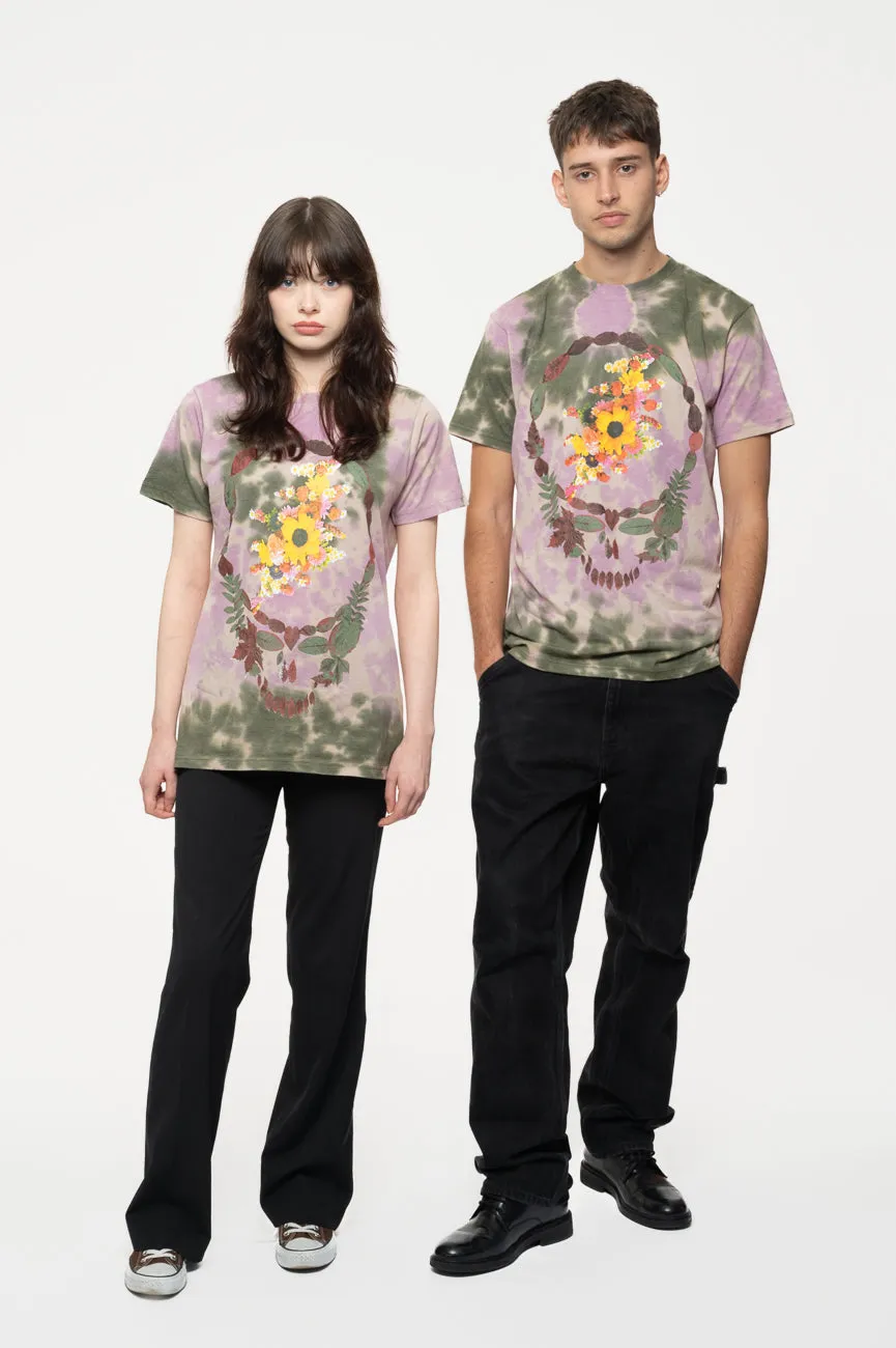 Grateful Dead Dead Leaves And Bouquet Dye Wash T Shirt sold by Paradiso Clothing product image thumbnail 5
