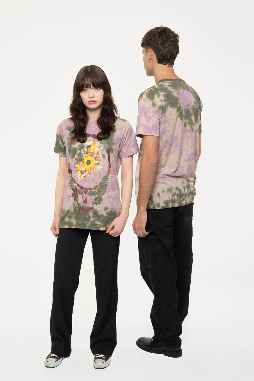 Grateful Dead Dead Leaves And Bouquet Dye Wash T Shirt sold by Paradiso Clothing product image thumbnail 2