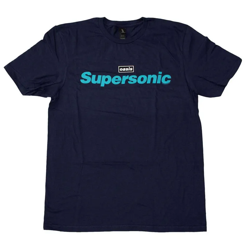 Oasis Supersonic Title Colour T Shirt sold by Paradiso Clothing