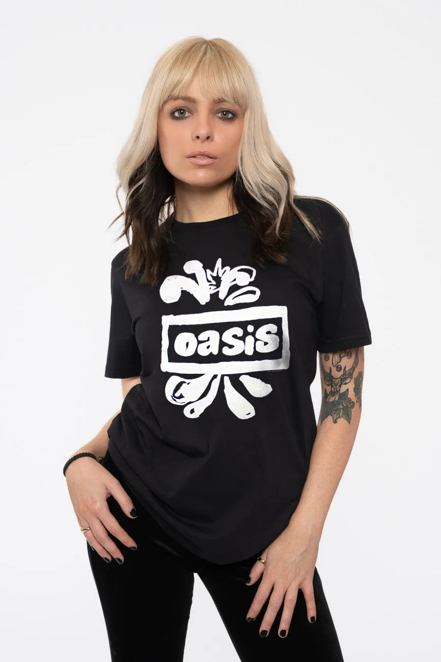 Oasis Splat Band Logo T Shirt sold by Paradiso Clothing