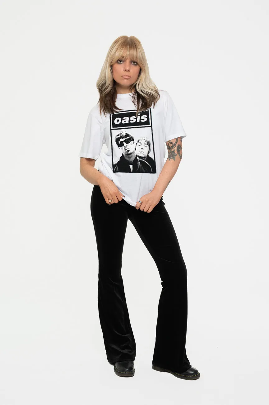 Oasis Noel And Liam Boxed Photo T Shirt sold by Paradiso Clothing