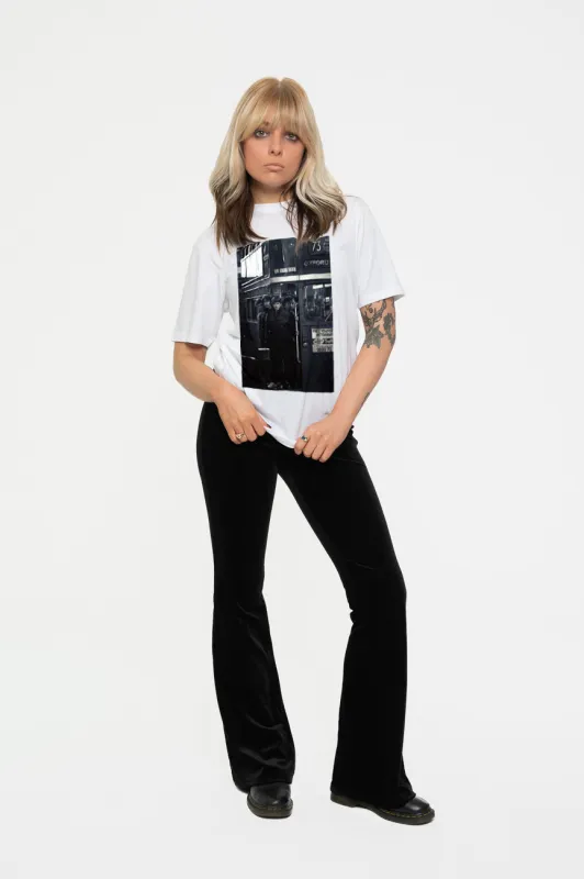 Oasis London Bus Photo T Shirt sold by Paradiso Clothing