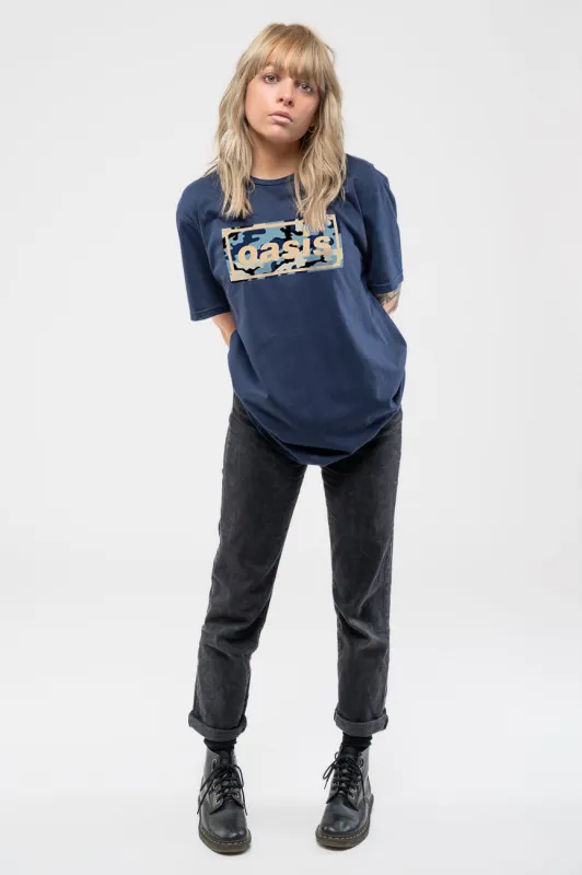 Oasis Camo Logo T Shirt sold by Paradiso Clothing