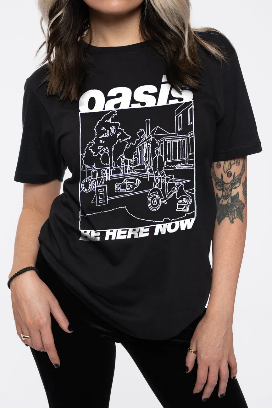 Oasis Be Here Now Line Drawing T Shirt sold by Paradiso Clothing product image thumbnail 3
