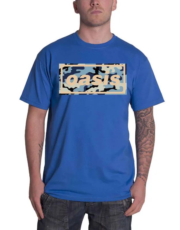Oasis Camo Logo T Shirt sold by Paradiso Clothing