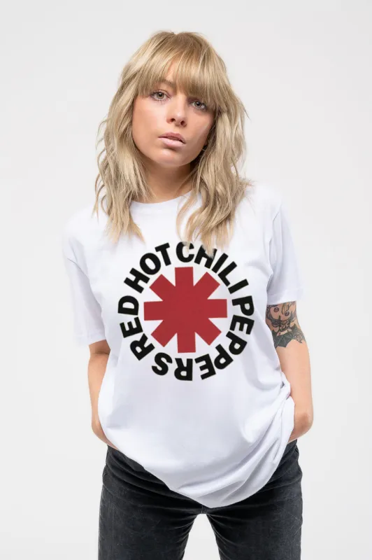 Red Hot Chili Peppers Classic Asterisk Skinny Fit T Shirt sold by Paradiso Clothing
