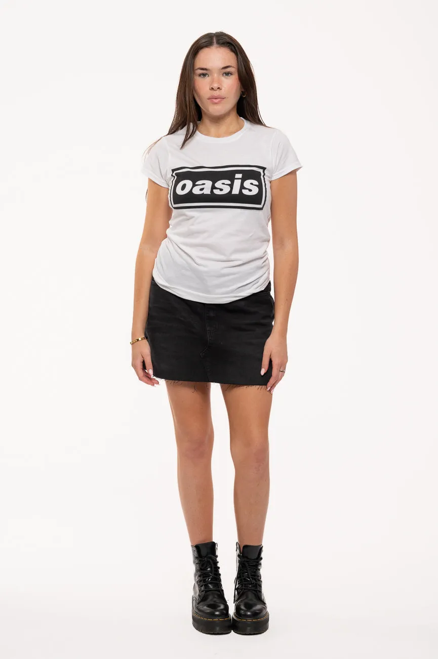 Oasis Decca Band Logo Skinny Fit T Shirt sold by Paradiso Clothing product image thumbnail 2