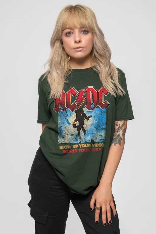 AC/DC Blow Up Your Video T Shirt made by AC/DC