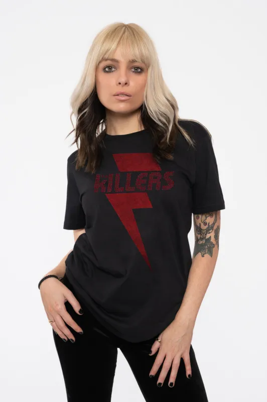 The Killers Red Bolt T Shirt sold by Paradiso Clothing