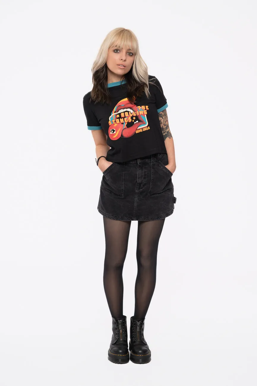 The Rolling Stones Some Girls Lick Crop Top sold by Paradiso Clothing product image thumbnail 2