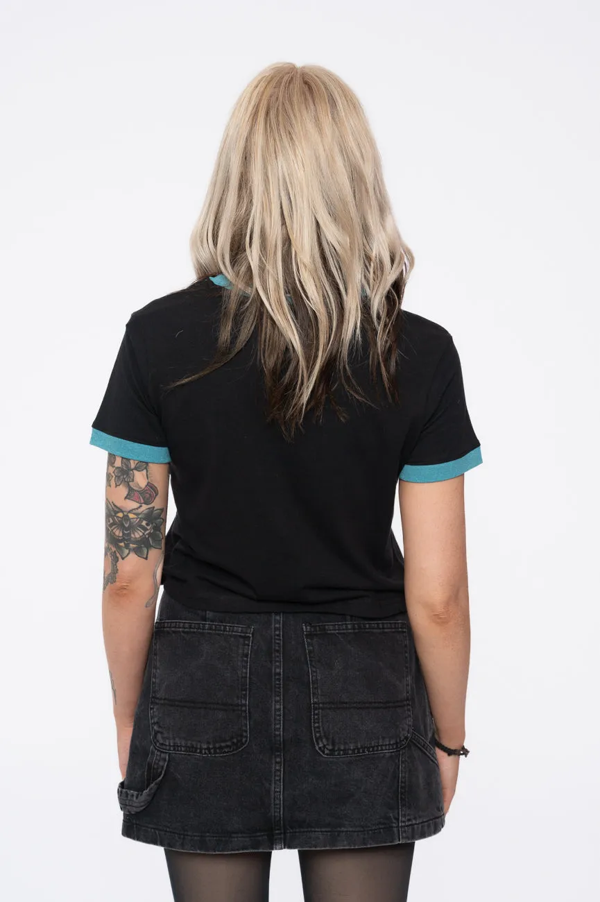 The Rolling Stones Some Girls Lick Crop Top sold by Paradiso Clothing product image thumbnail 4