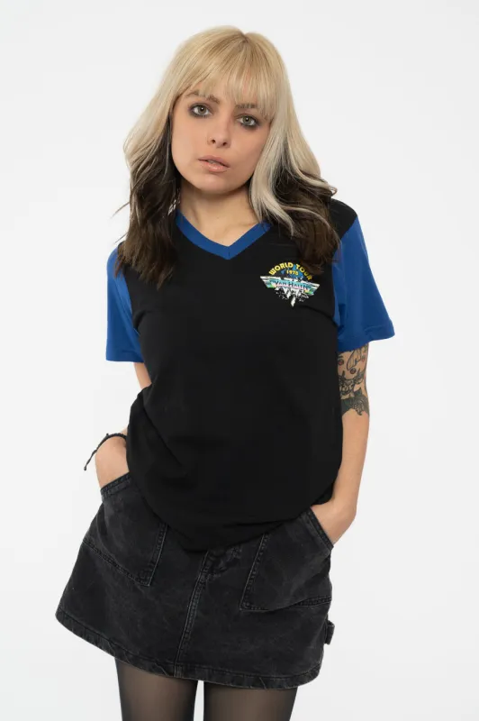 Van Halen 1978 Tour Dates Raglan T Shirt sold by Paradiso Clothing