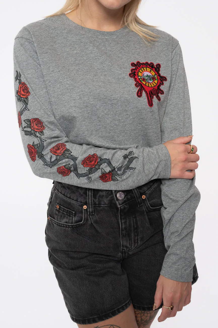 Guns N' Roses Welcome To The Jungle Long Sleeve T Shirt sold by Paradiso Clothing product image thumbnail 3