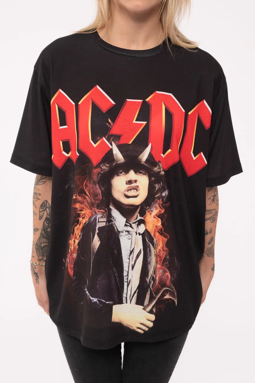 AC/DC Angus Highway To Hell Sublimation Print T Shirt sold by Paradiso Clothing product image thumbnail 3