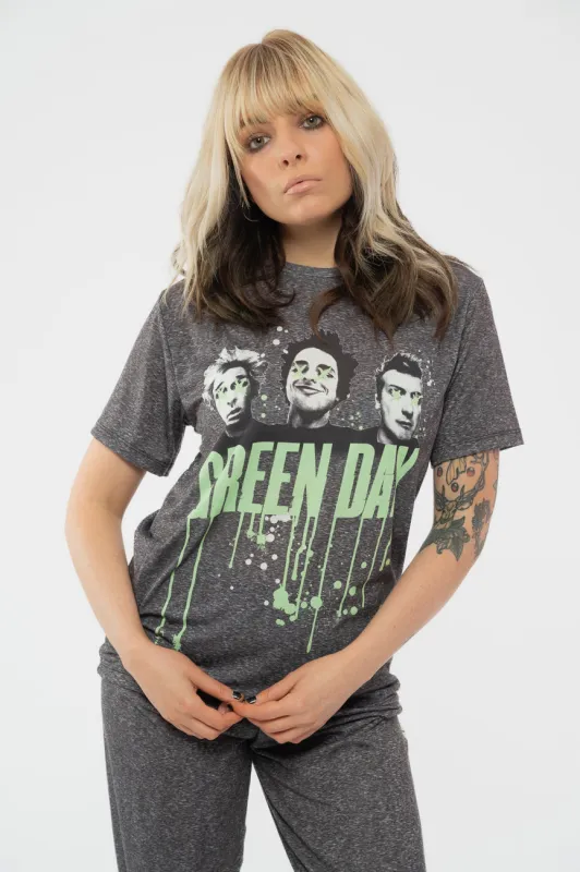 Green Day Drips Band Logo Pyjamas sold by Paradiso Clothing