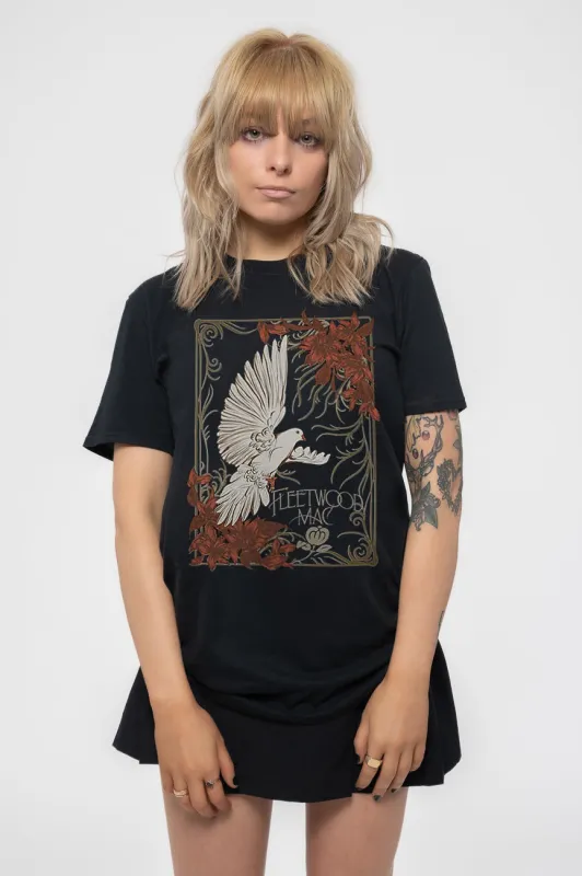 Fleetwood Mac Dove Skinny Fit T Shirt sold by Paradiso Clothing