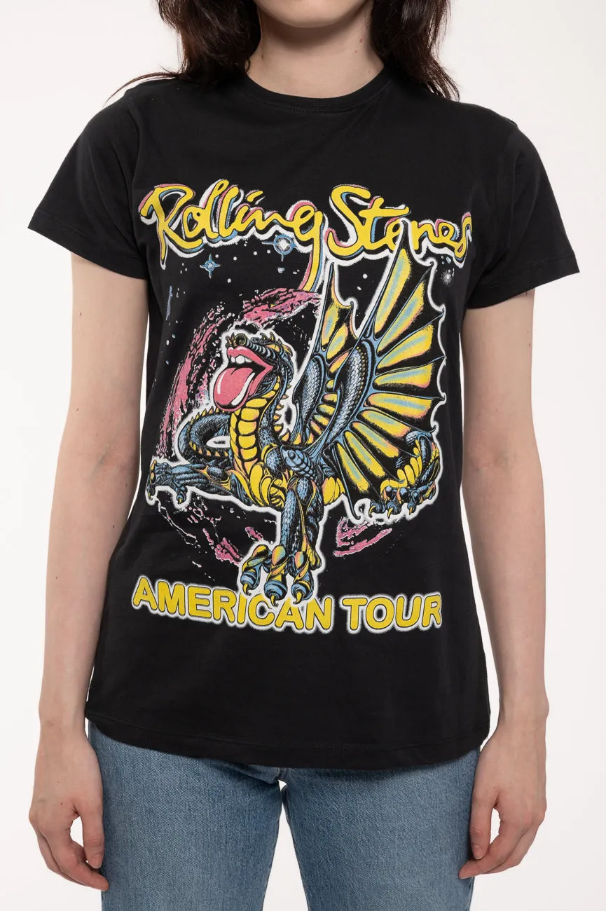 The Rolling Stones American Tour Dragon Skinny Fit T Shirt sold by Paradiso Clothing product image thumbnail 3