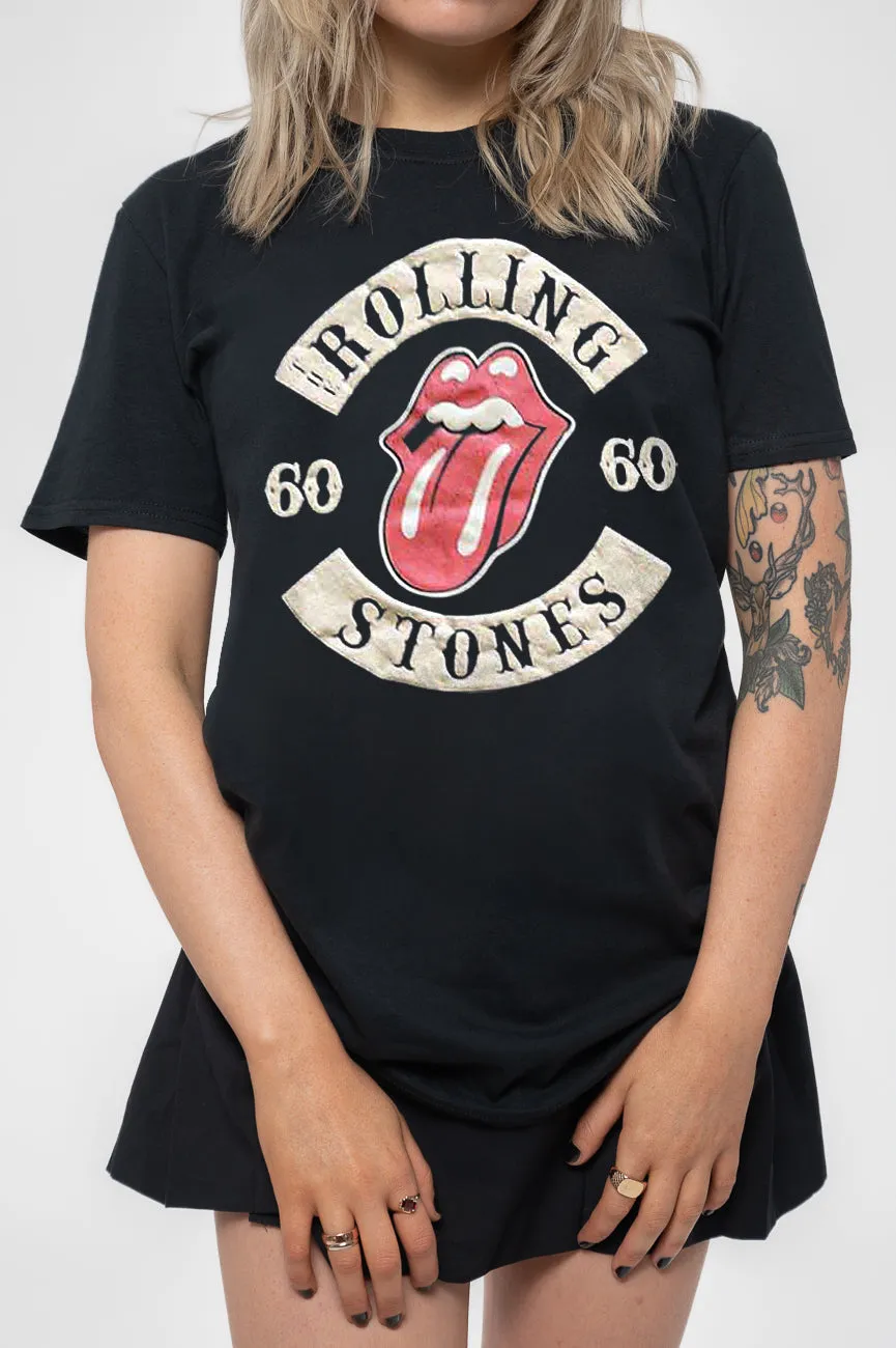 The Rolling Stones Sixty Biker Tongue Skinny Fit T Shirt sold by Paradiso Clothing product image thumbnail 3
