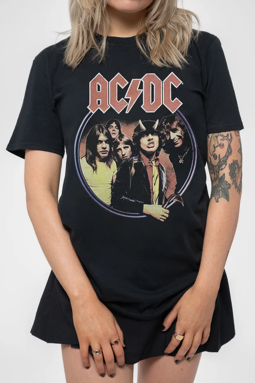 AC/DC Highway To Hell Circle Womens Skinny Fit T Shirt sold by Paradiso Clothing product image thumbnail 3