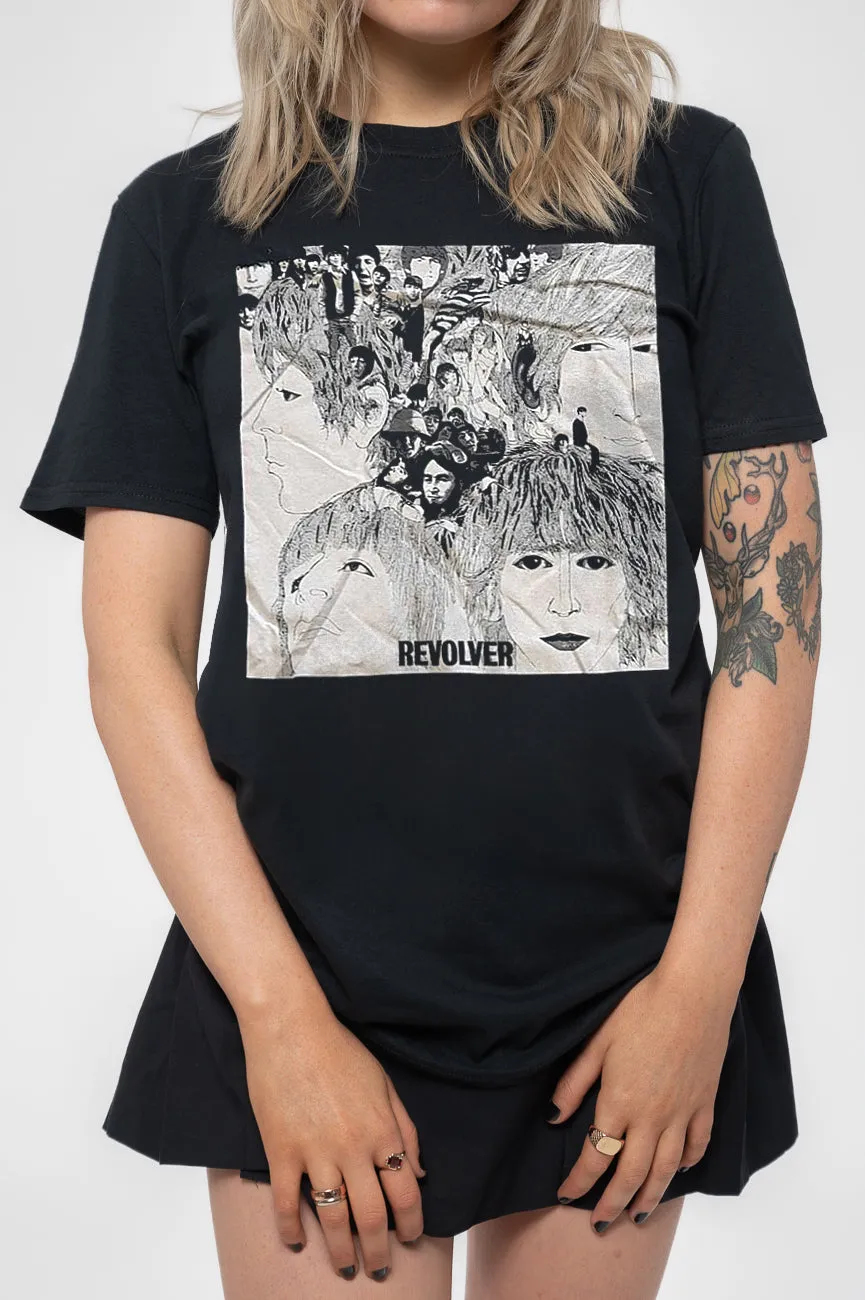 The Beatles Revolver Album Boyfriend Fit T Shirt sold by Paradiso Clothing product image thumbnail 3