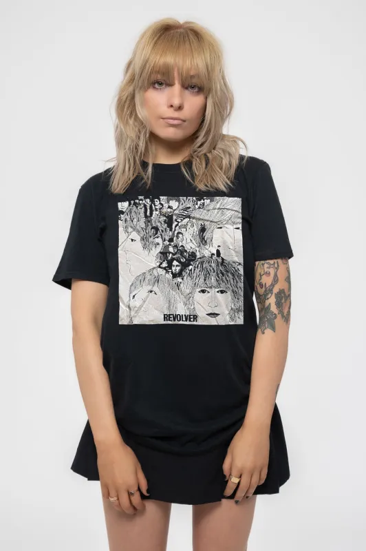 The Beatles Revolver Album Boyfriend Fit T Shirt sold by Paradiso Clothing