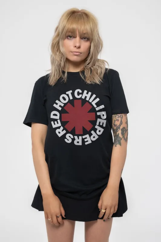 Red Hot Chili Peppers Classic Asterisk Skinny Fit T Shirt sold by Paradiso Clothing