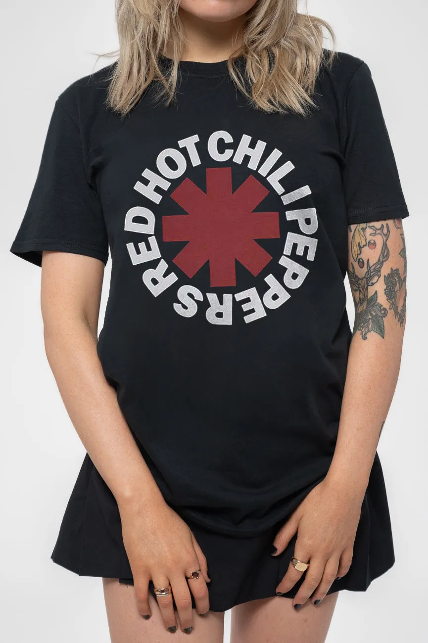 Red Hot Chili Peppers Classic Asterisk Skinny Fit T Shirt sold by Paradiso Clothing product image thumbnail 3
