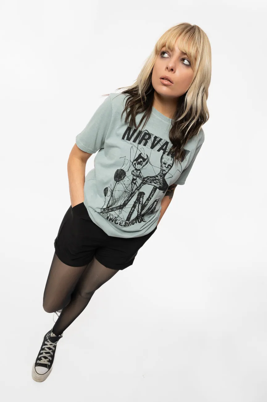 Nirvana Incesticide Stacked T Shirt sold by Paradiso Clothing product image thumbnail 5