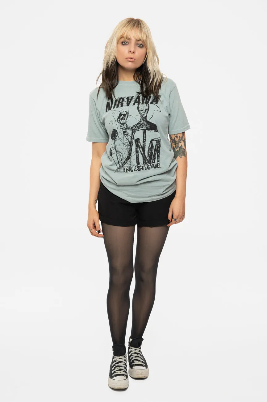Nirvana Incesticide Stacked T Shirt sold by Paradiso Clothing product image thumbnail 2